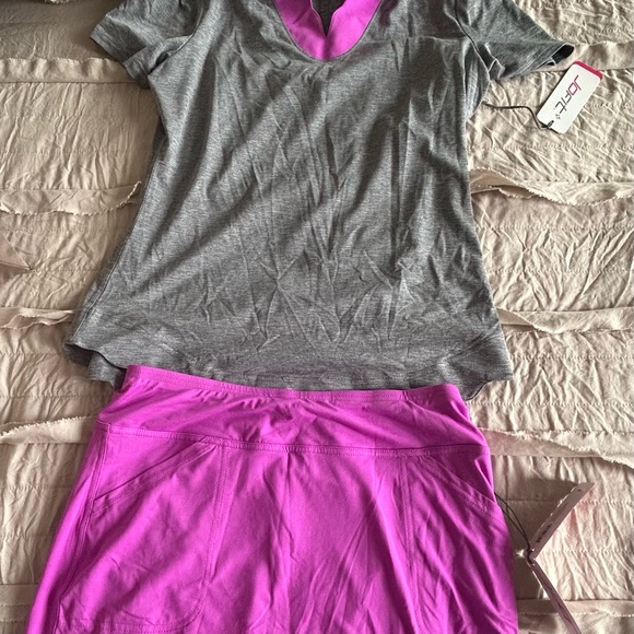 JOFit womens golf skort and polo - Picture 5 of 5